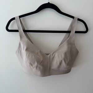 Lululemon Athletica 34D No Support Bra Brown Grey Beige Sport Bra